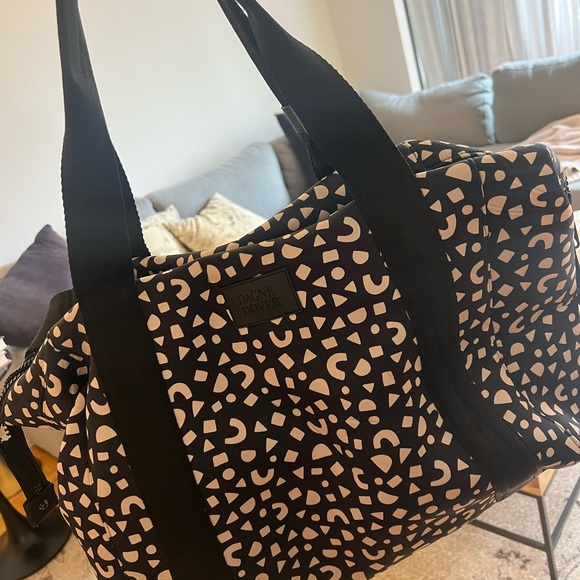 Dagne Dover Large Landon Caryall Bag in Block Party Print - Picture 3 of 7